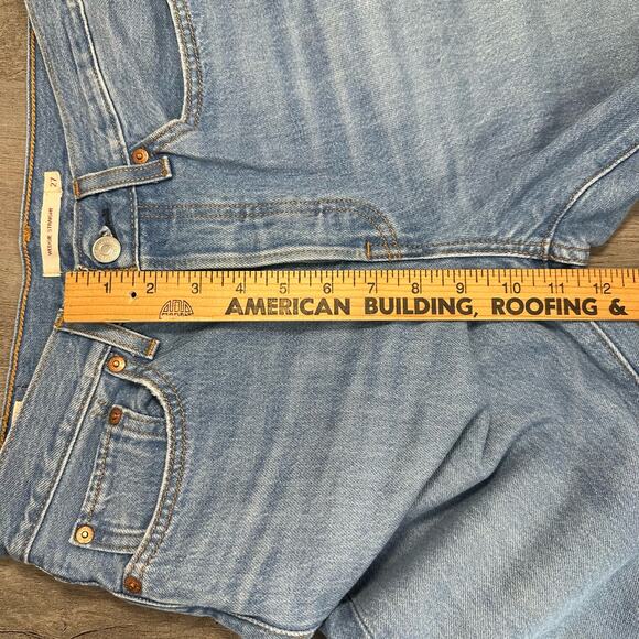 Levi's Premium Wedgie Fit Straight Jeans 27 Distressed - Picture 13 of 15